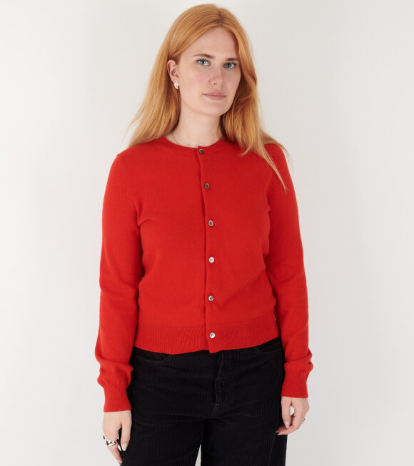 Comme des Garcons - Cashmere Cardigan Red