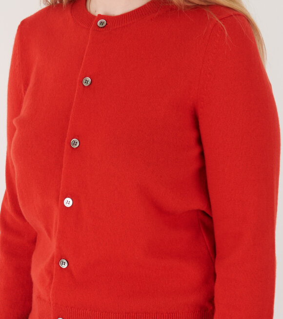 Comme des Garcons - Cashmere Cardigan Red