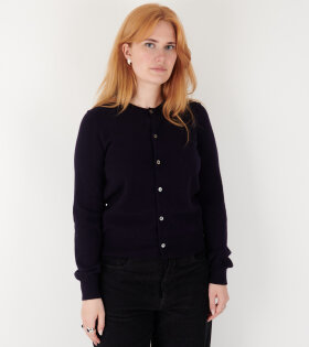 Cashmere Cardigan Navy 