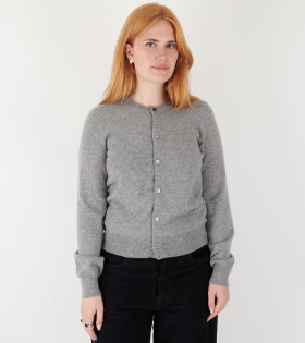 Cashmere Cardigan Grey