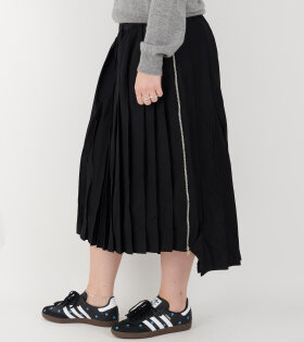 Unisex Zip Skirt Black