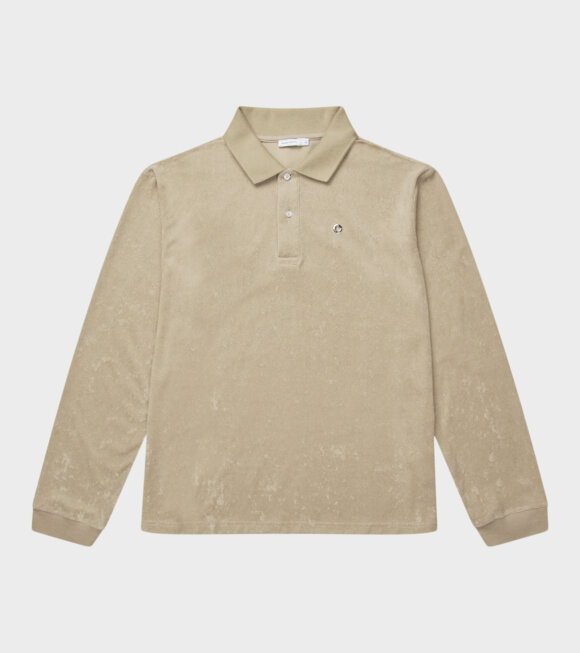 Saks Potts - Terrycloth Rune Polo Shirt Biscuit