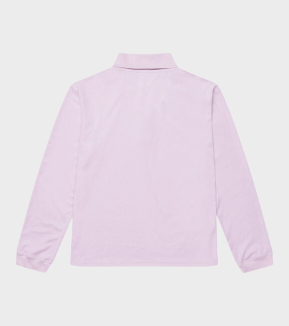 Saks Potts - Terrycloth Rune Polo Shirt Strawberry Milk