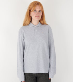 Serena Polo Shirt Grey Melange