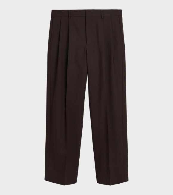 Sunflower - Wide Pleated Trousers Brown