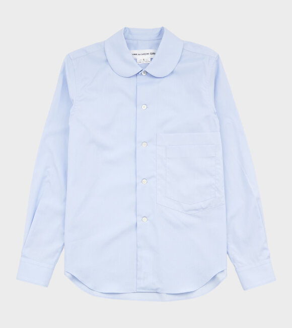 Comme des Garcons Girl - Ladies Round Collar Shirt Blue