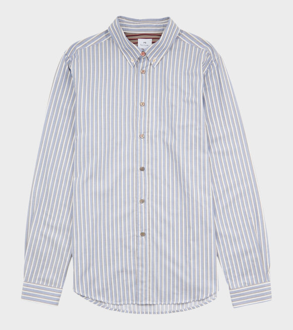 Paul Smith - Striped Shirt Blue/Beige/White