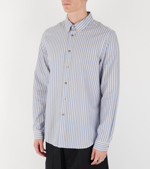 Paul Smith - Striped Shirt Blue/Beige/White