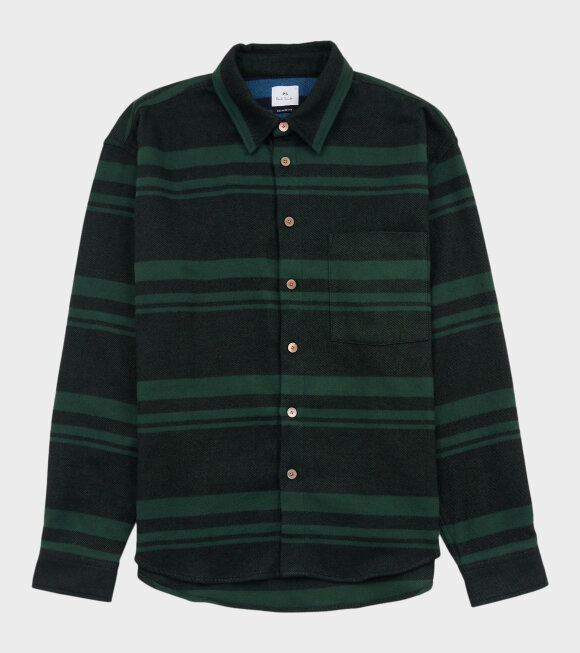 Paul Smith - Striped Shirt Green Mix