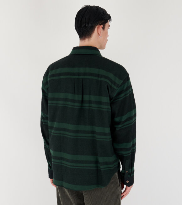 Paul Smith - Striped Shirt Green Mix