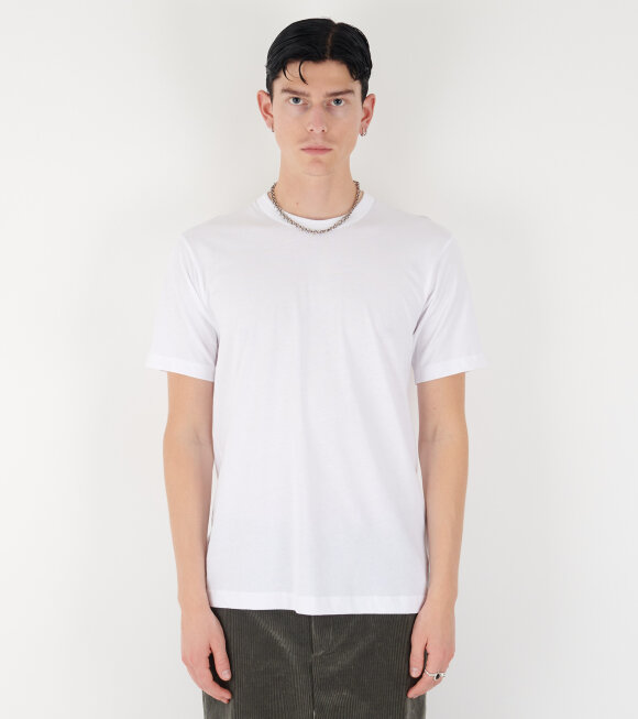 Comme des Garcons Shirt - Live Free T-Shirt White