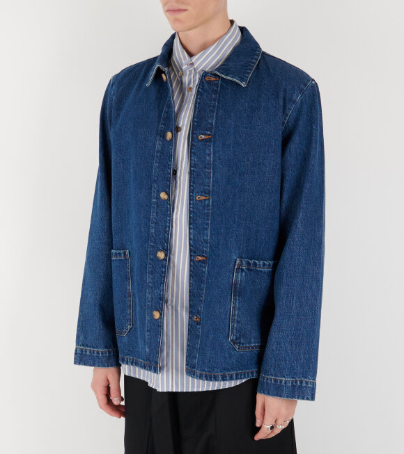 A.P.C - Kerlouan Denim Jacket Indigo Blue