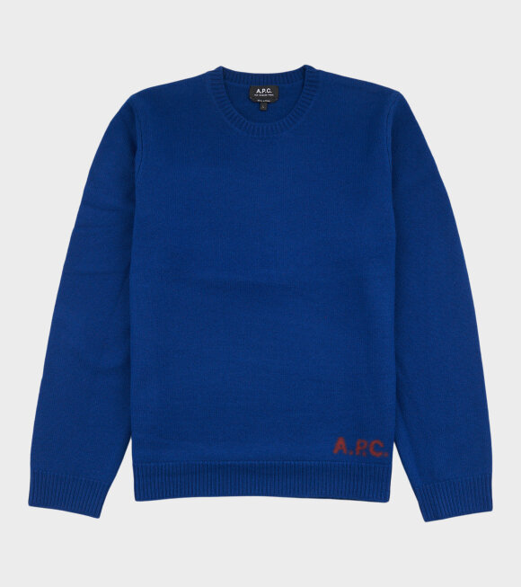 A.P.C - Edward Pullover Blue Fonce