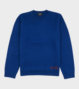 Edward Pullover Blue Fonce