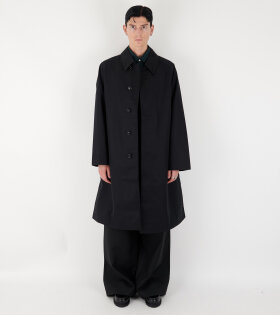 Gore-Tex Balmacaan Coat Black