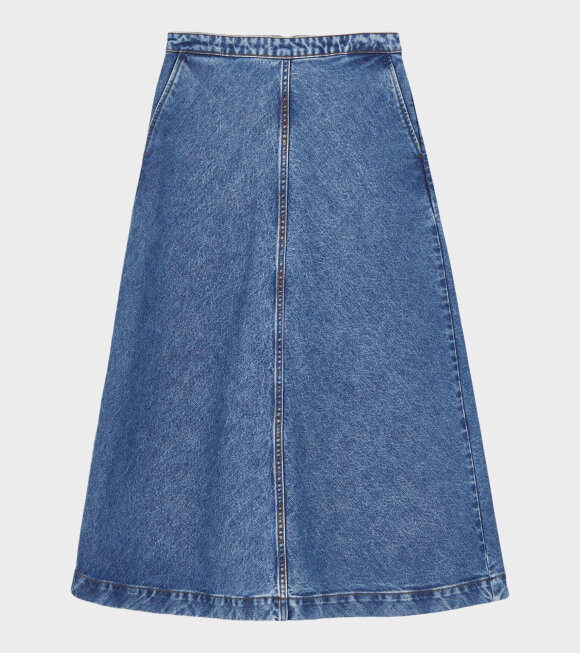 Skall Studio - Imana Skirt Washed Mid Blue