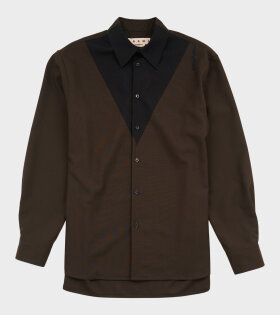 Two Tone Shirt Brown/Black