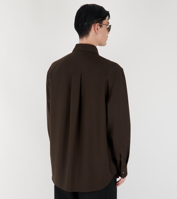 Marni - Two Tone Shirt Brown/Black