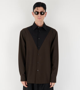 Two Tone Shirt Brown/Black