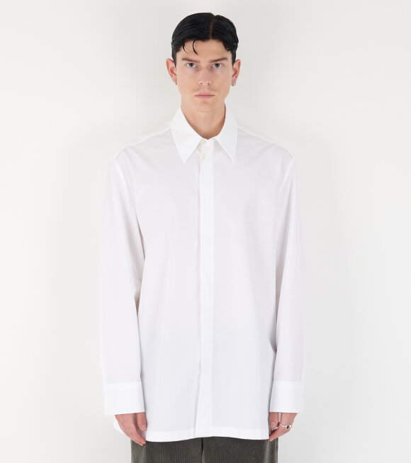 Jil Sander - Heavy Organic Poplin Shirt White