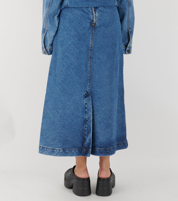 Skall Studio - Imana Skirt Washed Mid Blue