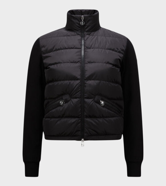 Moncler - Padded Zip-up Sweatshirt Black