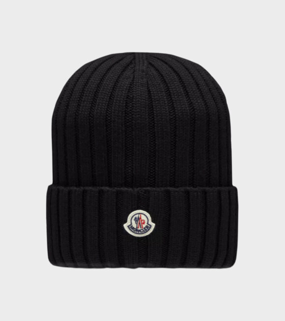 Moncler - Wool Beanie Black