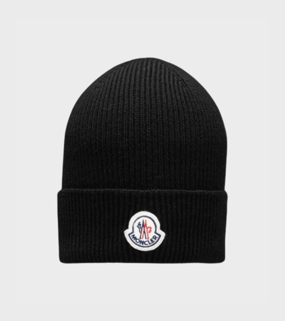 Moncler - Wool Beanie Black