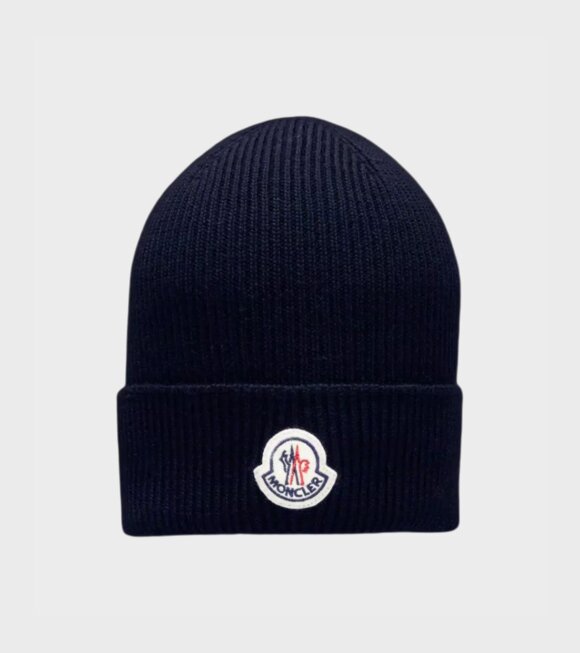 Moncler - Wool Beanie Navy