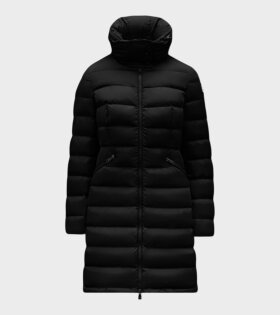 Flammette Long Down Coat Black