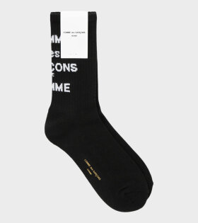 Comme des Garcons Homme - Logo Socks Black