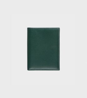 No Zip Wallet Bottle Green