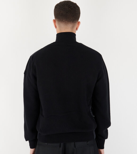 Moncler - Padded Cashmere Cardigan Black