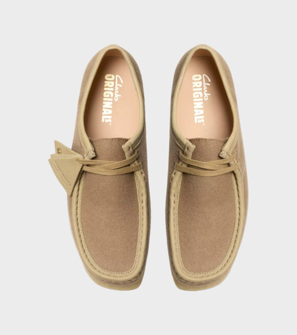 Clarks - Wallabee Camel Wool