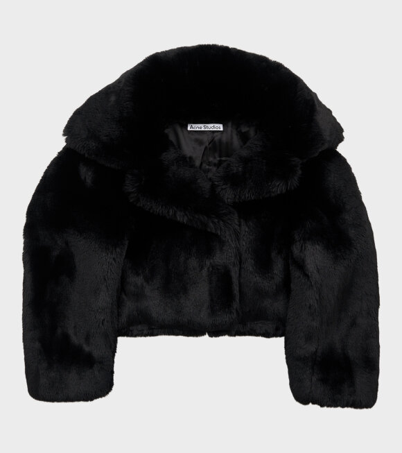 Acne Studios - Faux Fur Jacket Black