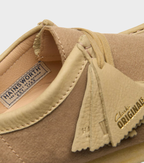 Clarks - Wallabee Camel Wool