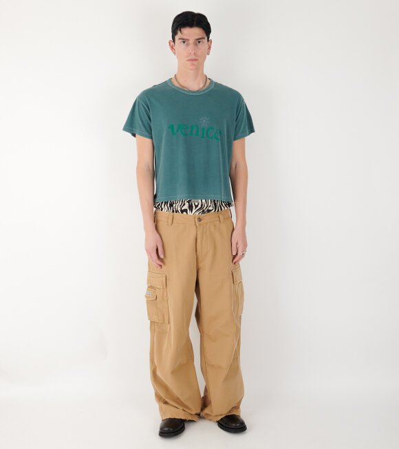 ERL - Classic Unisex Cargo Pants Dark Tan