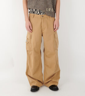 Classic Unisex Cargo Pants Dark Tan