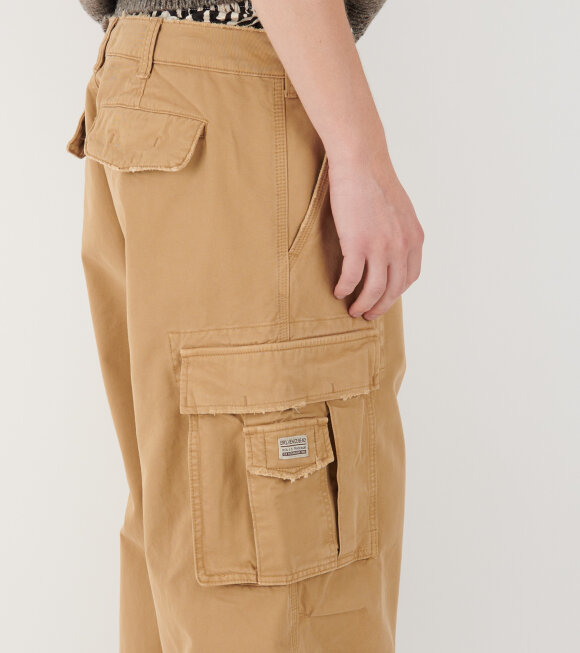 ERL - Classic Unisex Cargo Pants Dark Tan