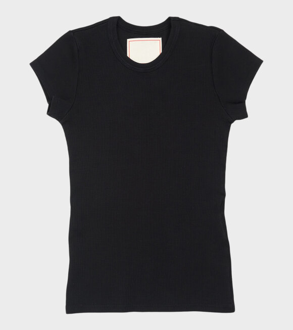 Jeanerica - Valeria Rib Tee Black