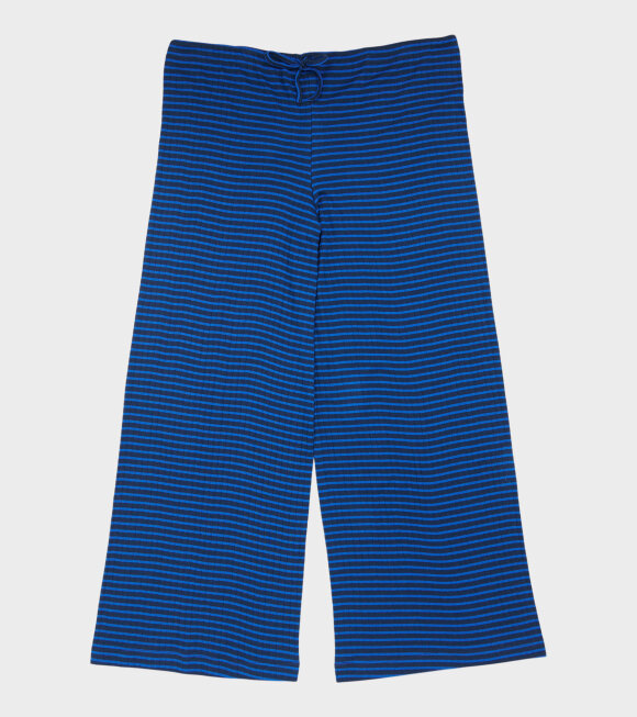 Nørgaard Paa Strøget - Nova Pants Stripes Marine/Blue