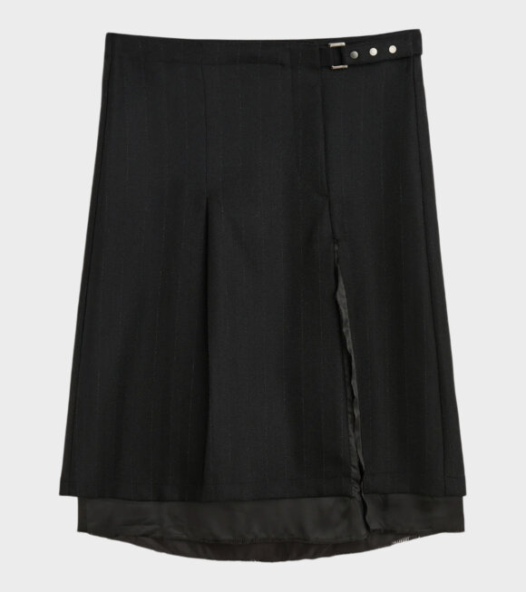 Our Legacy - Claps Skirt Maitre D Black Wool