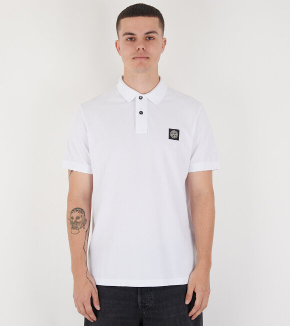 Stone Island - S/S Polo White