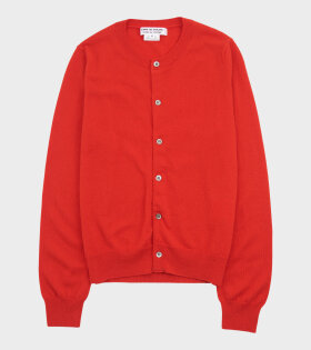 Cashmere Cardigan Red