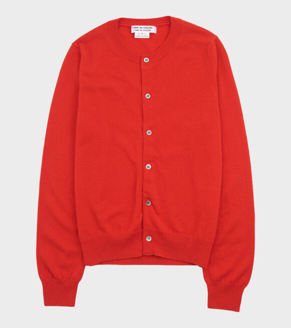 Comme des Garcons - Cashmere Cardigan Red