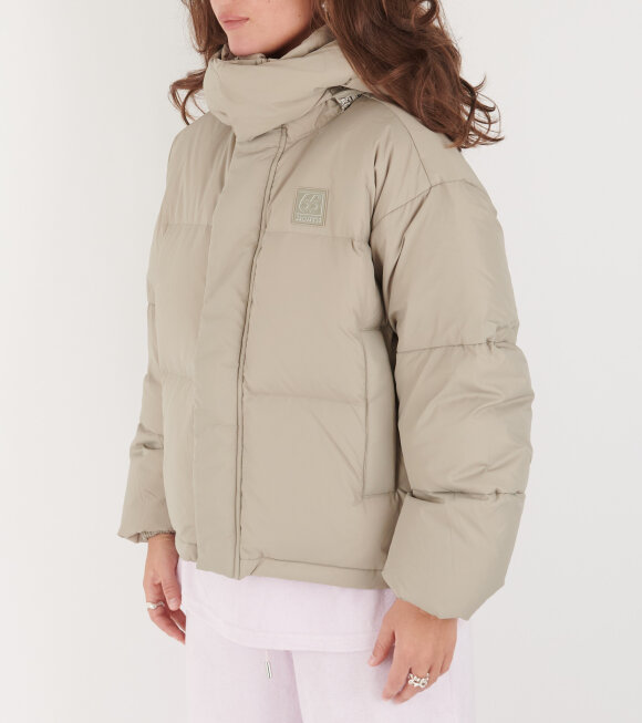 66 North - Dyngja Down Cropped Jacket Volcanic Desert