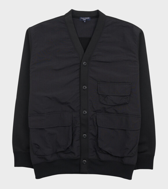 Comme des Garcons Homme - Pocket Nylon Cardigan Black