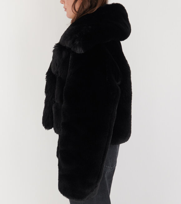 Acne Studios - Faux Fur Jacket Black