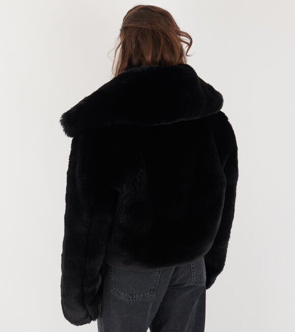 Acne Studios - Faux Fur Jacket Black