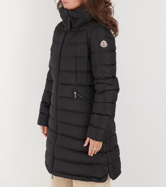 Moncler - Flammette Long Down Coat Black